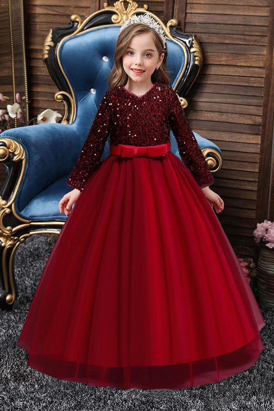 Girls Fashion Cotton Sequin Dress Kids