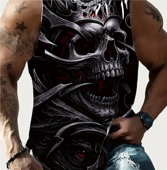 Full Printed Vest Made Of Polyester Material