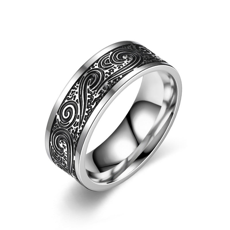 Titanium Steel Men's Ring