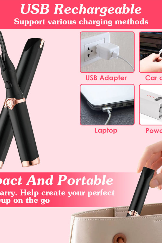 CaedreaLash™ Eyelash Curler Electric Mini Lash Curler