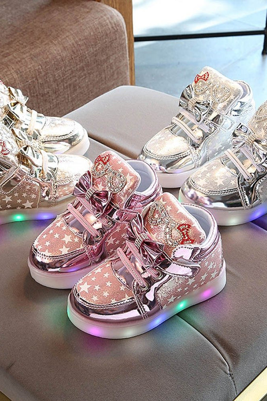 Velcro Flashing Luminous Kids Shoes