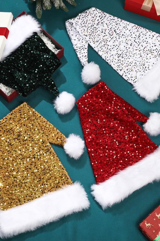 Christmas Sequin Decoration Atmosphere Sequin Cap