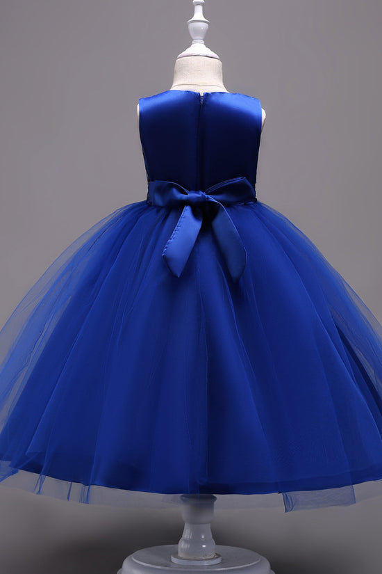 4-15 years embroidered Kids Dress