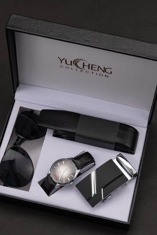 WatchCreative Valentine's Day Gifts Men's Suit Belt Glasses Men's Watch Business Gifts