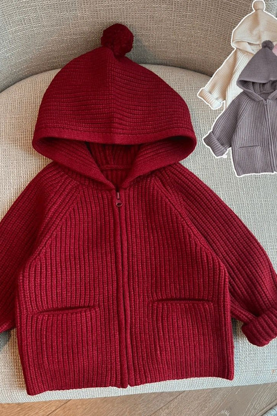 Western Style Kids' Sweater Knitted Cardigan