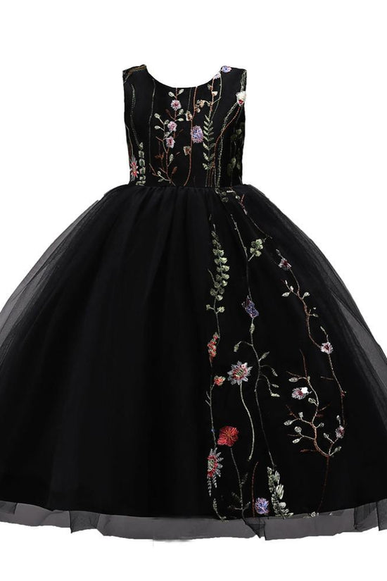 4-15 years embroidered Kids Dress