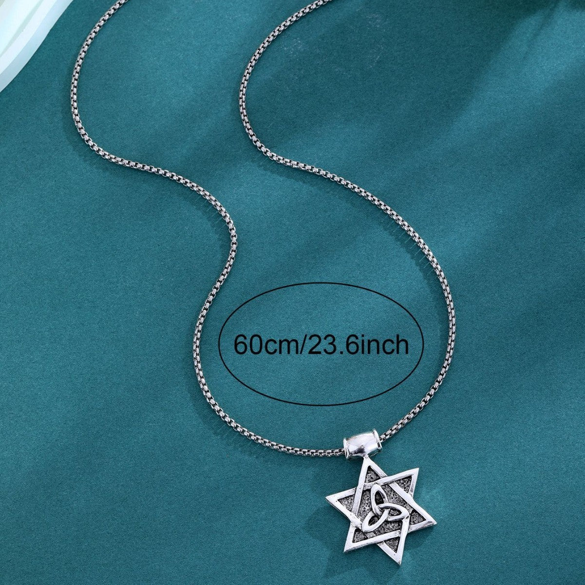 Personalized Six Pointed Star Pendant Collarbone Chain