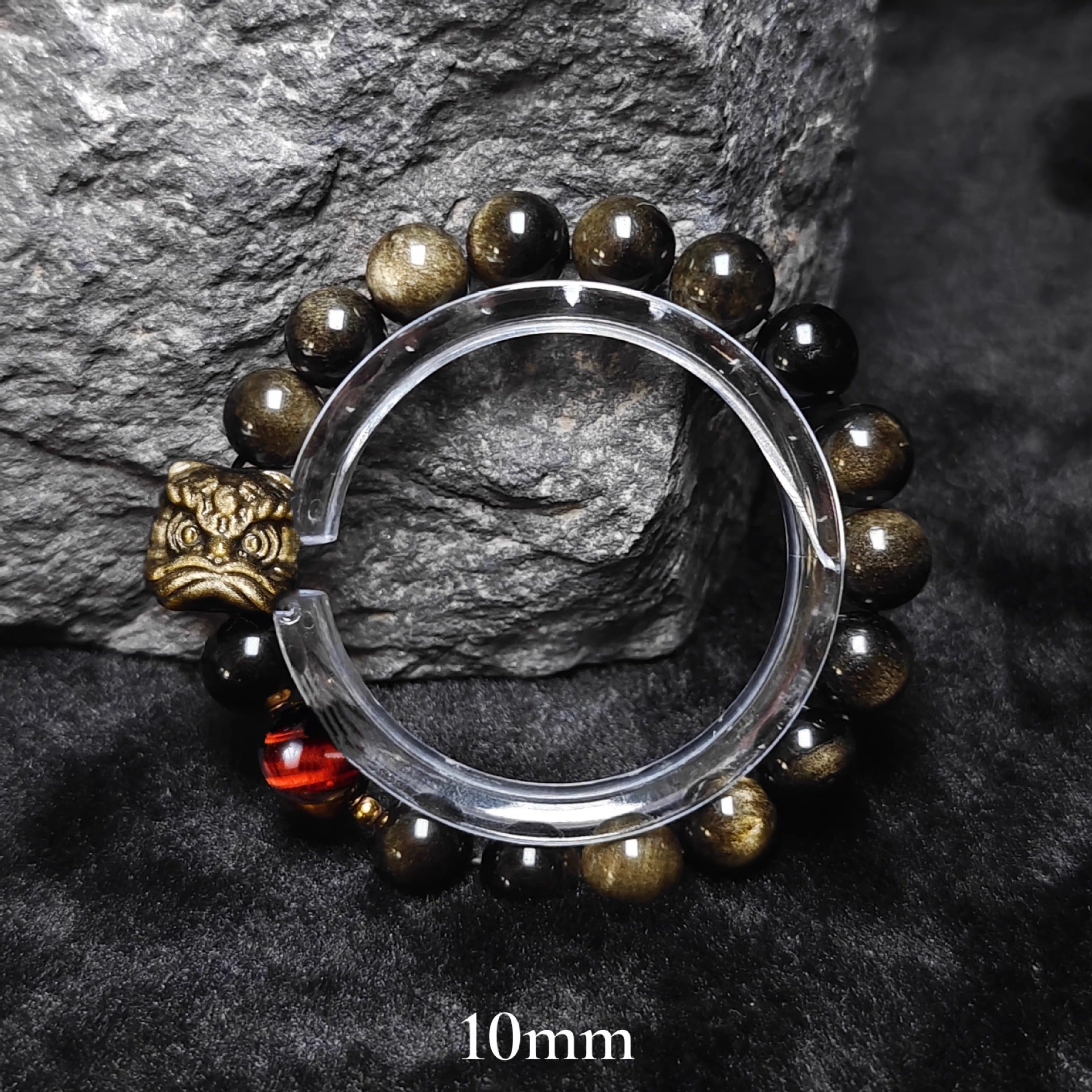 Women's Retro Easy Matching Natural Silver Stone Bracelet