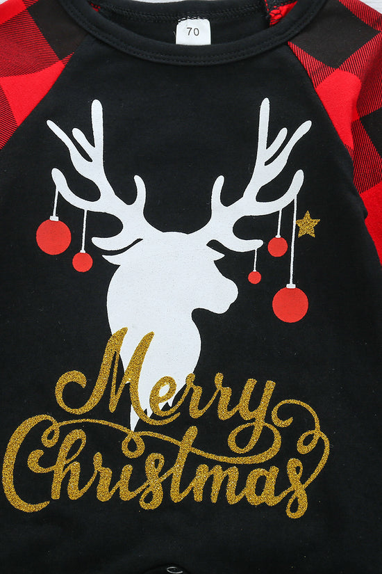 Children's Christmas Kids Long Sleeve Romper