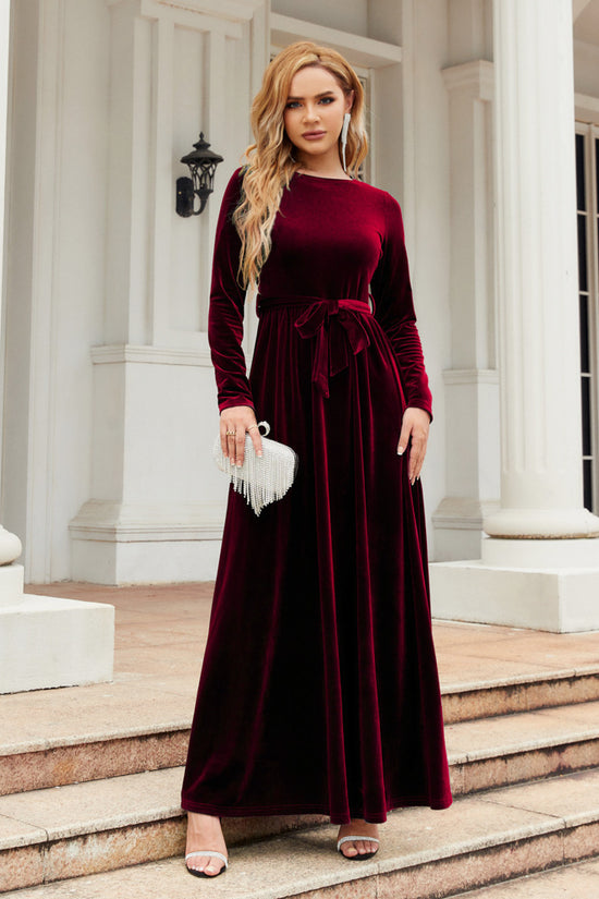 Elegant And Elegant Lady's Long Dress