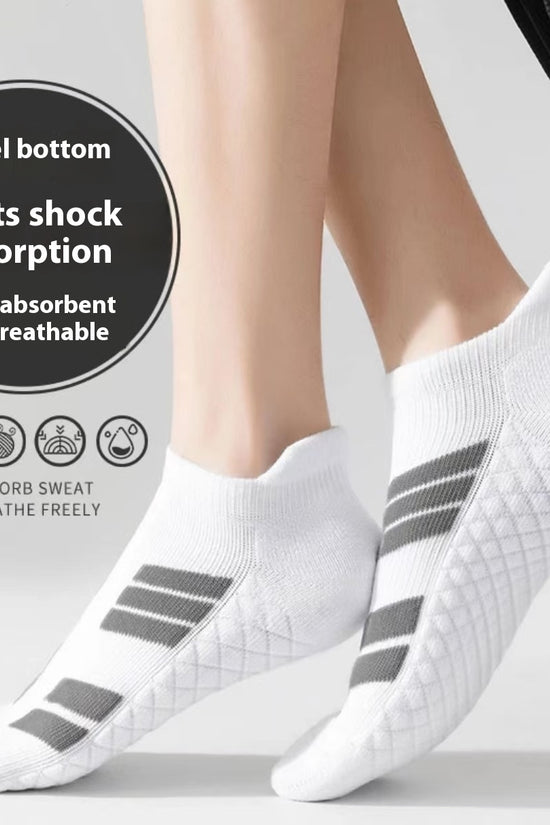 Men's Sports Socks Thick Towel Bottom Shock Absorption Non-slip Anti-sweat