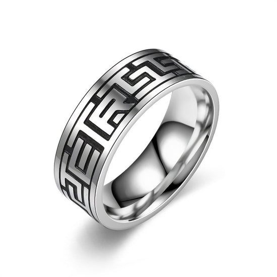 Titanium Steel Men's Ring