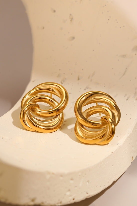 Minimalist Geometric Earrings Circle Does Not Fade