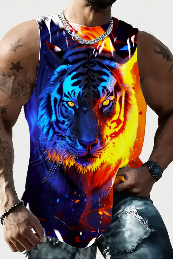 Full Printed Vest Made Of Polyester Material