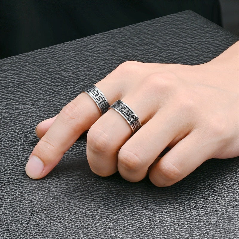 Titanium Steel Men's Ring