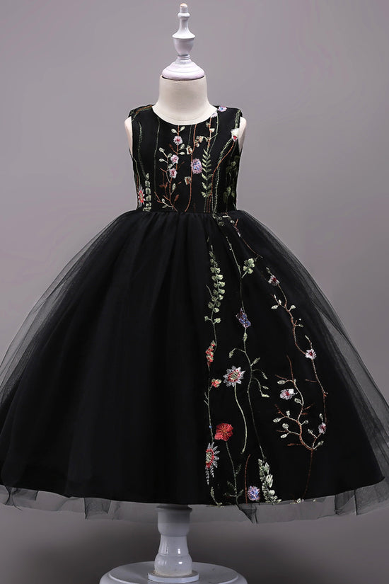 4-15 years embroidered Kids Dress