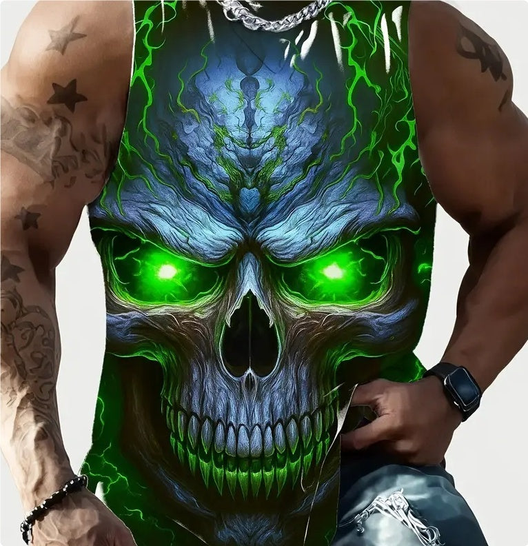 Full Printed Vest Made Of Polyester Material