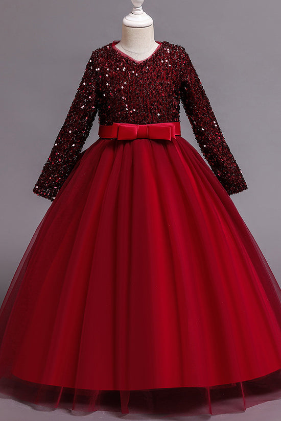 Girls Fashion Cotton Sequin Dress Kids