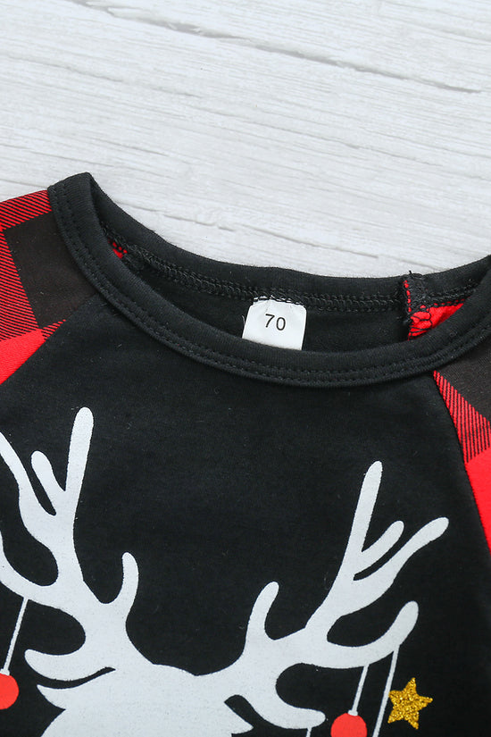 Children's Christmas Kids Long Sleeve Romper