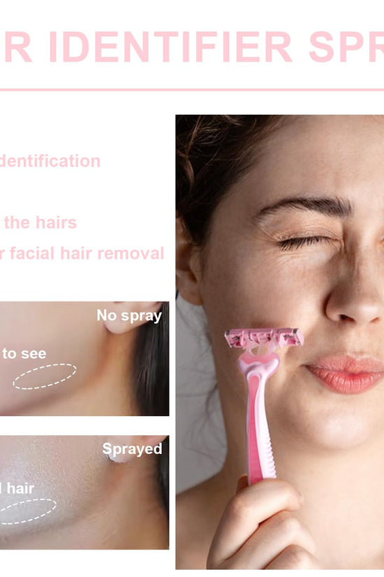Hair Identifier Spray for Face Shaving