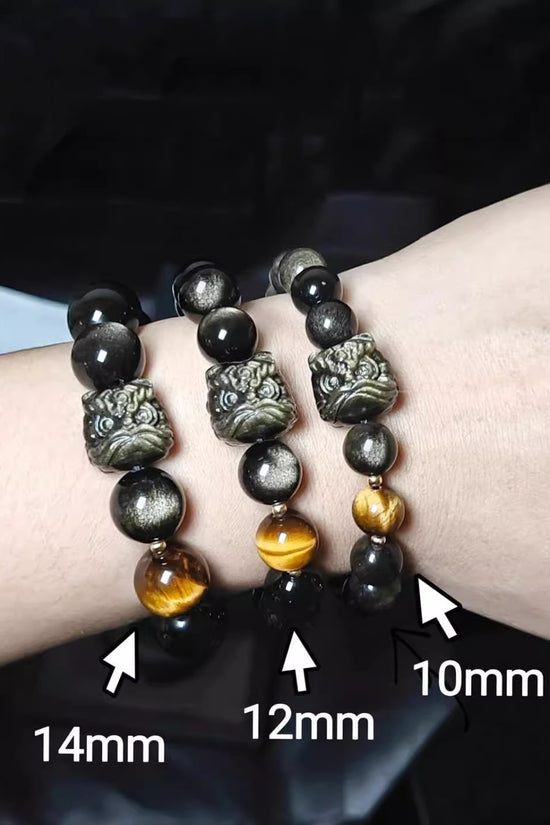 Women's Retro Easy Matching Natural Silver Stone Bracelet