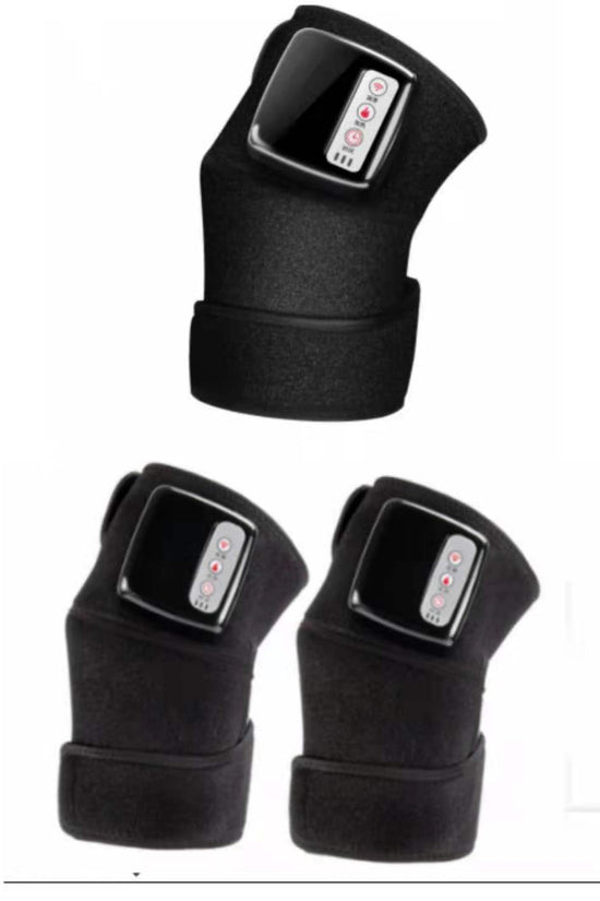 Electric Infrared Heating Knee Massager Wrap Elbow Joint Support Vibration Therapy Physiotherapy Machine Pain Relief Massageador