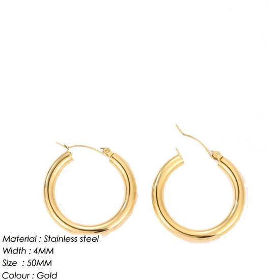 Women's Stainless Steel Fabulous Personality Earrings