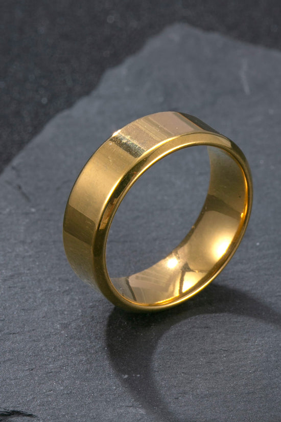 Stainless Steel Ring Men's Matte Wide Titanium Steel Ornament