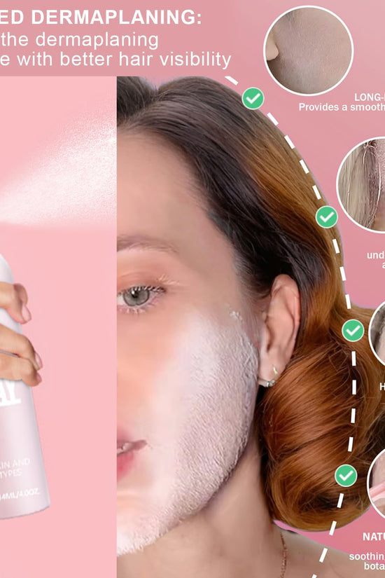 Hair Identifier Spray for Face Shaving