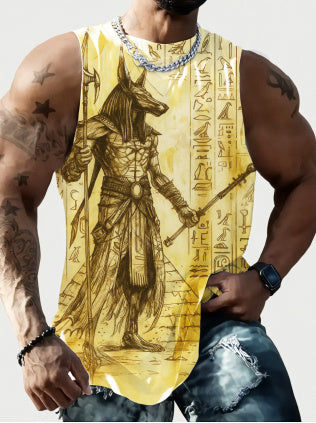 Full Printed Vest Made Of Polyester Material