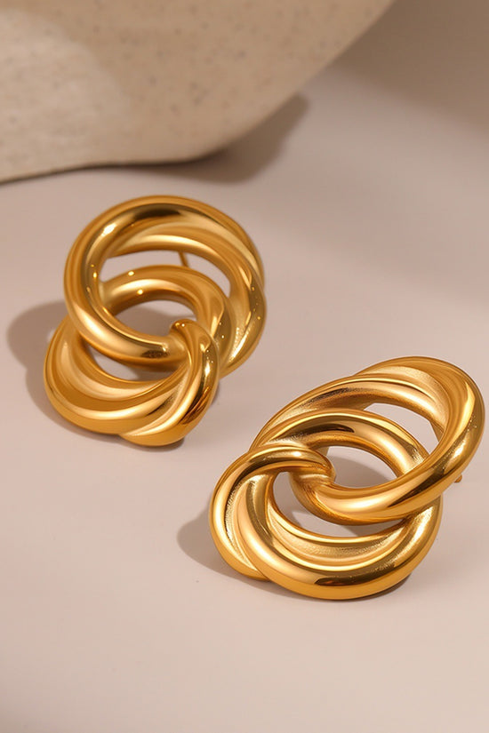 Minimalist Geometric Earrings Circle Does Not Fade