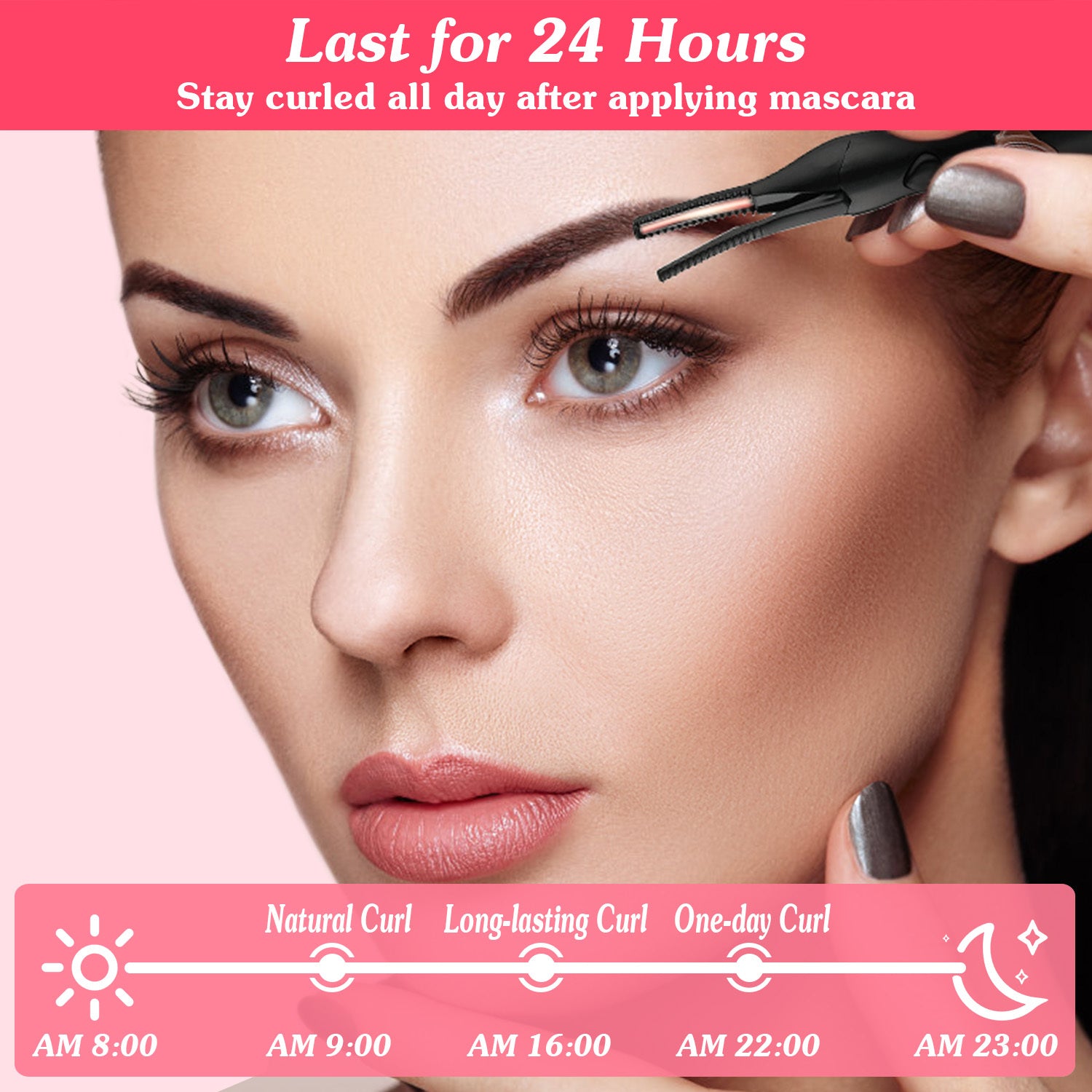 CaedreaLash™ Eyelash Curler Electric Mini Lash Curler