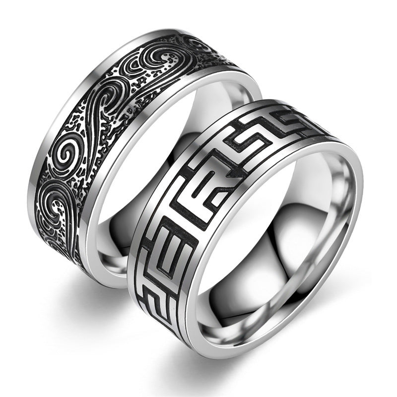 Titanium Steel Men's Ring