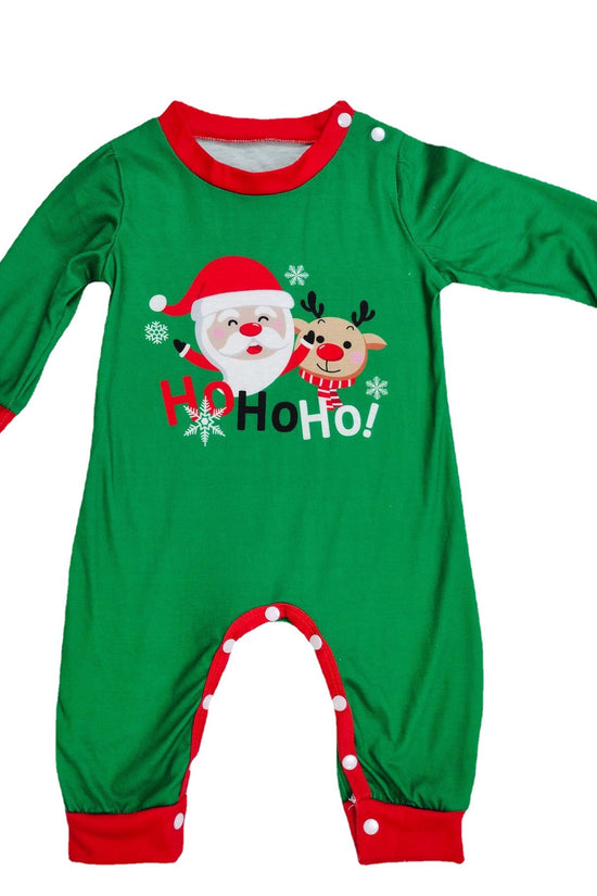 Christmas Pajamas For Family Matching Family Christmas PJs Sets Santa Claus Printed Top Sleepwear