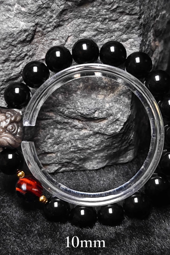 Women's Retro Easy Matching Natural Silver Stone Bracelet