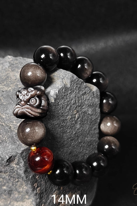 Women's Retro Easy Matching Natural Silver Stone Bracelet