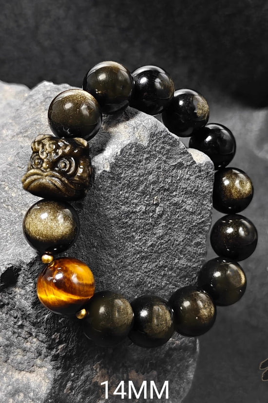 Women's Retro Easy Matching Natural Silver Stone Bracelet