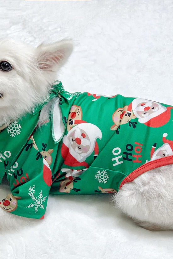 Christmas Pajamas For Family Matching Family Christmas PJs Sets Santa Claus Printed Top Sleepwear