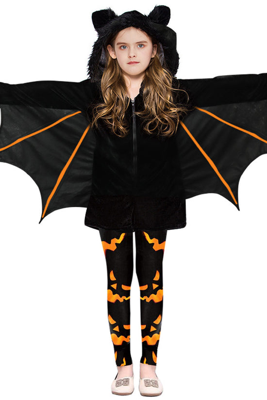 New Halloween Kids Costume Bat Cape
