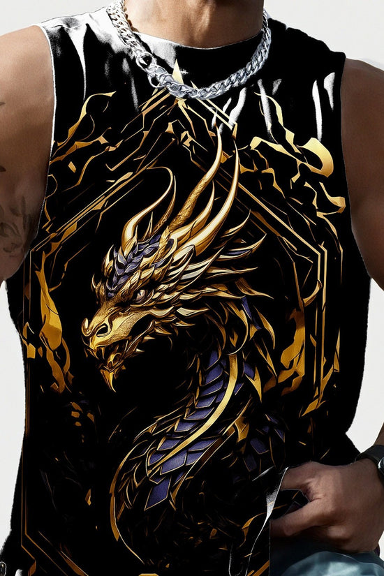 Full Printed Vest Made Of Polyester Material