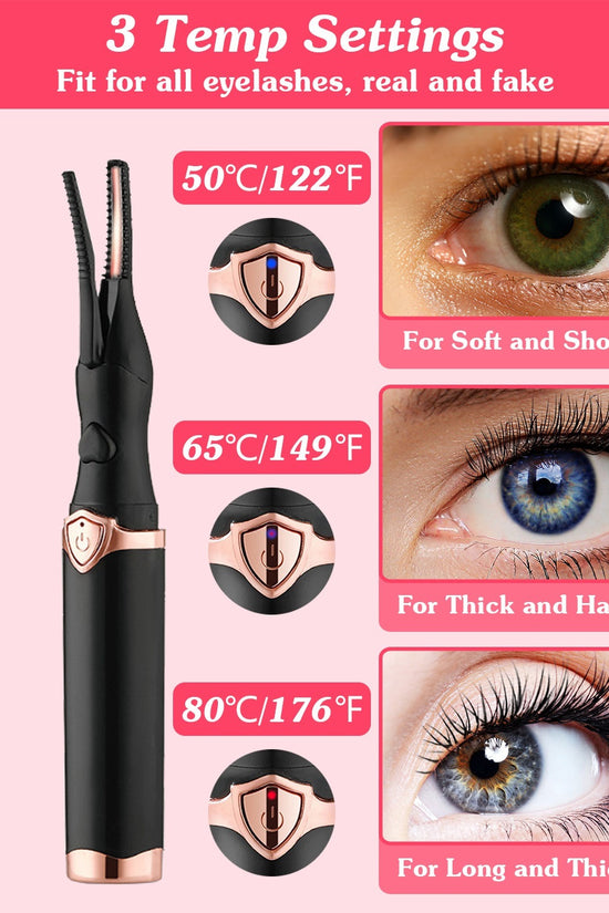 CaedreaLash™ Eyelash Curler Electric Mini Lash Curler