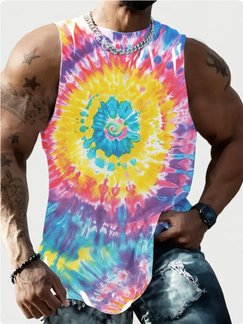 Full Printed Vest Made Of Polyester Material