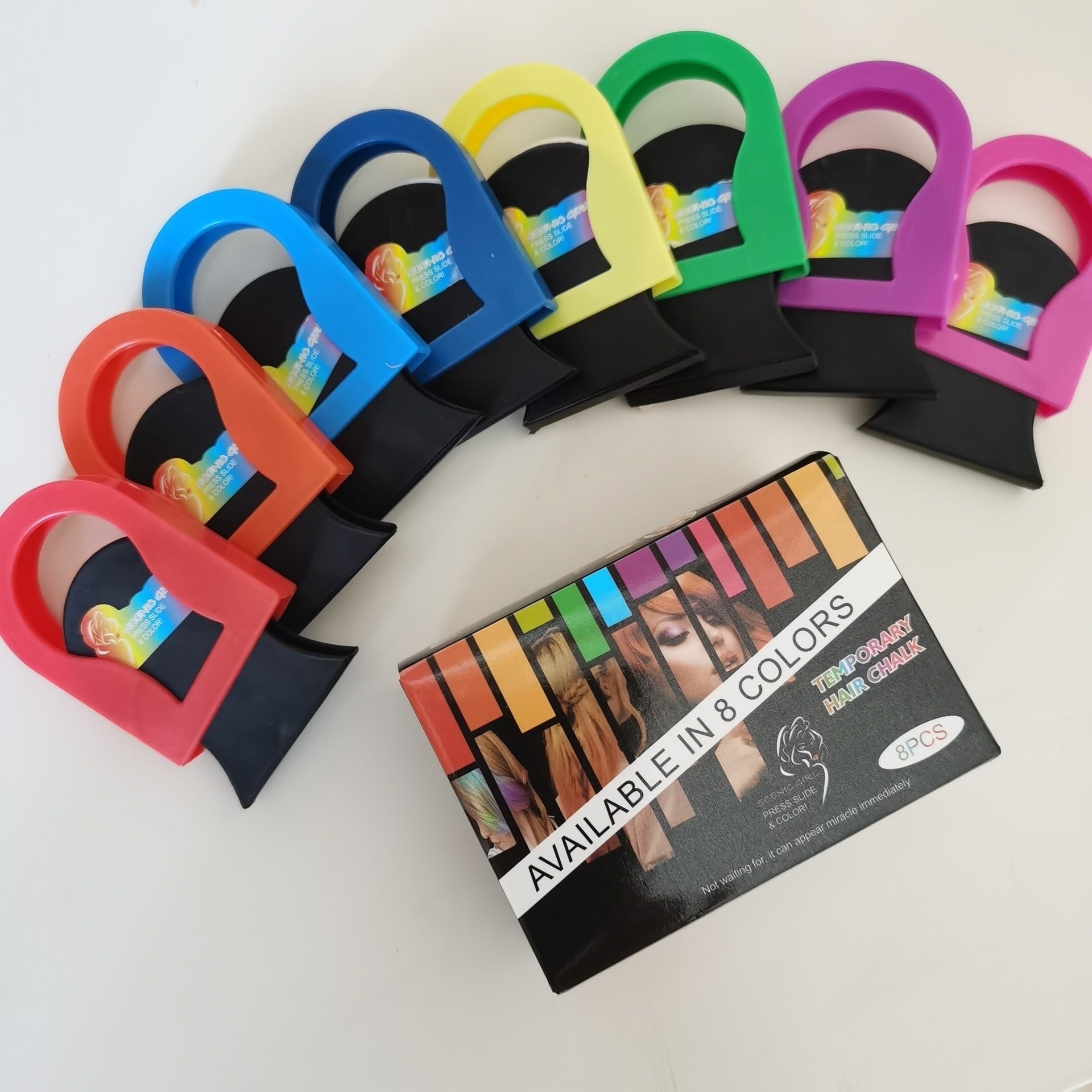 8-color Set Disposable Hair Dye