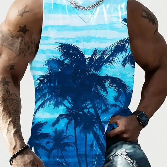Full Printed Vest Made Of Polyester Material