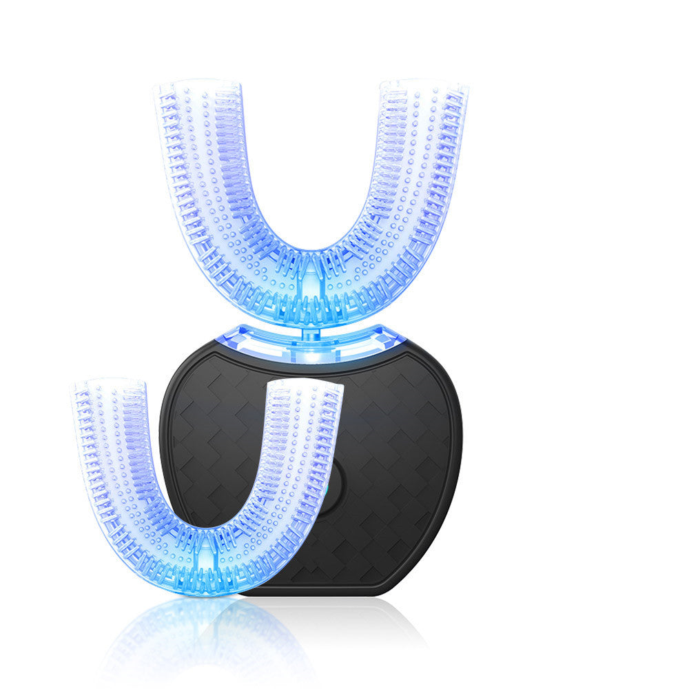 Waterproof U Type Tooth Brush Whitening Blue Light USB Charging