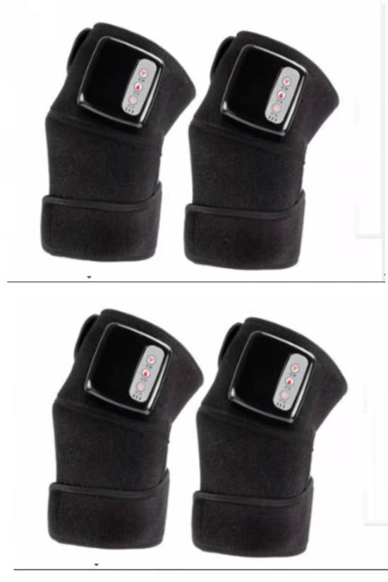 Electric Infrared Heating Knee Massager Wrap Elbow Joint Support Vibration Therapy Physiotherapy Machine Pain Relief Massageador