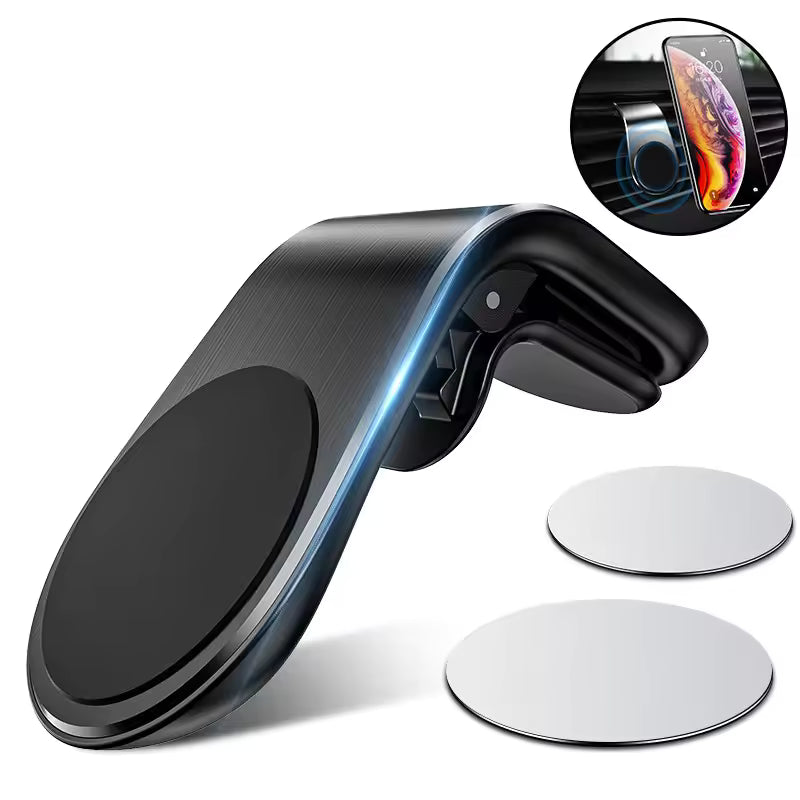 Magnetic Car Phone Holder Air Vent Clip Mount 360 Rotation Mobile Bracket
